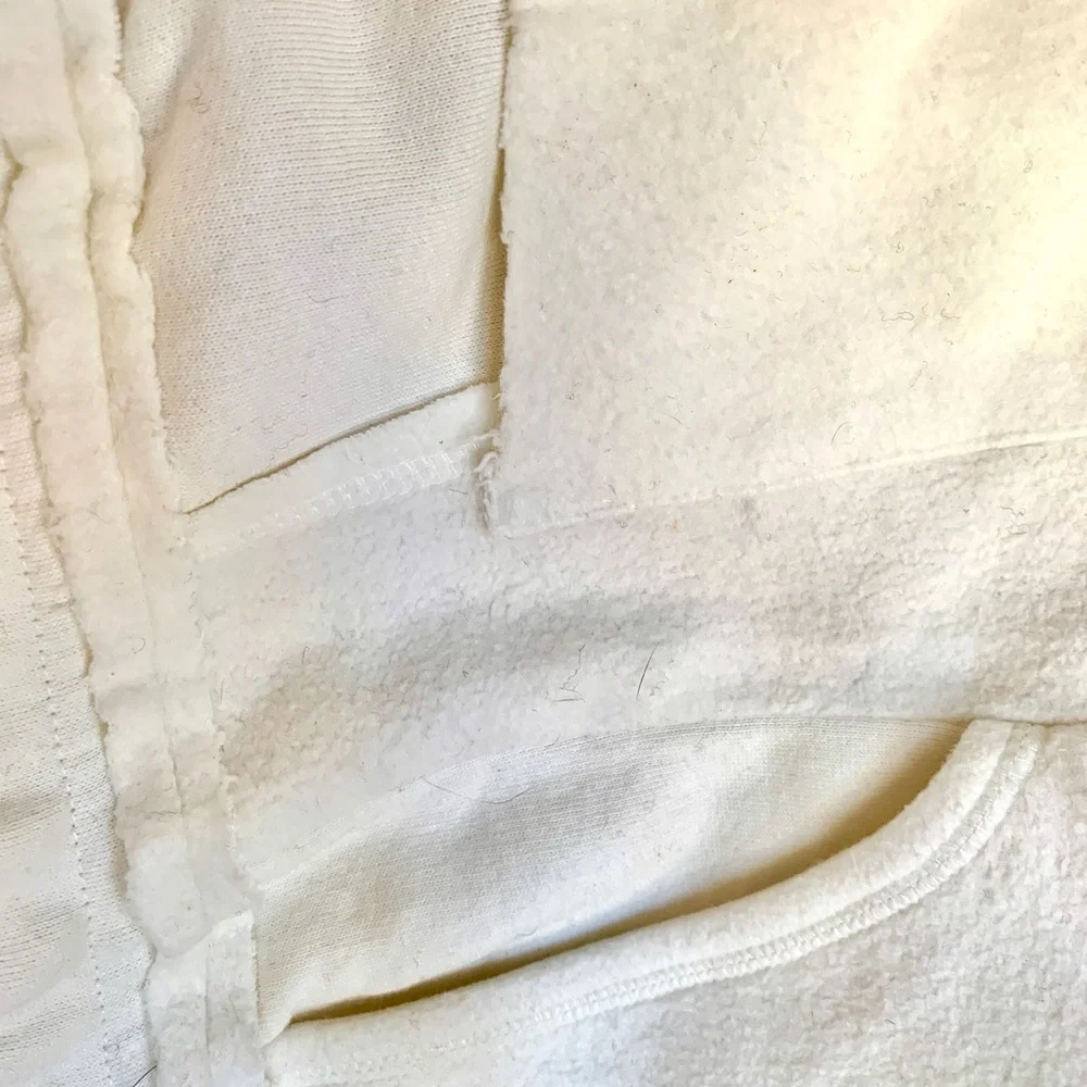 Sundance Cream Cotton Fleece Joggers - Picture 7 of 8